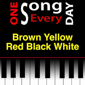 Brown Yellow Red Black White